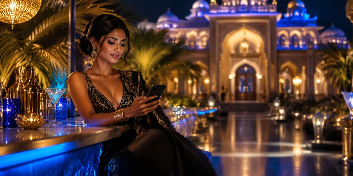 VIP players enjoying exclusive blue and gold themed bonuses during IPL